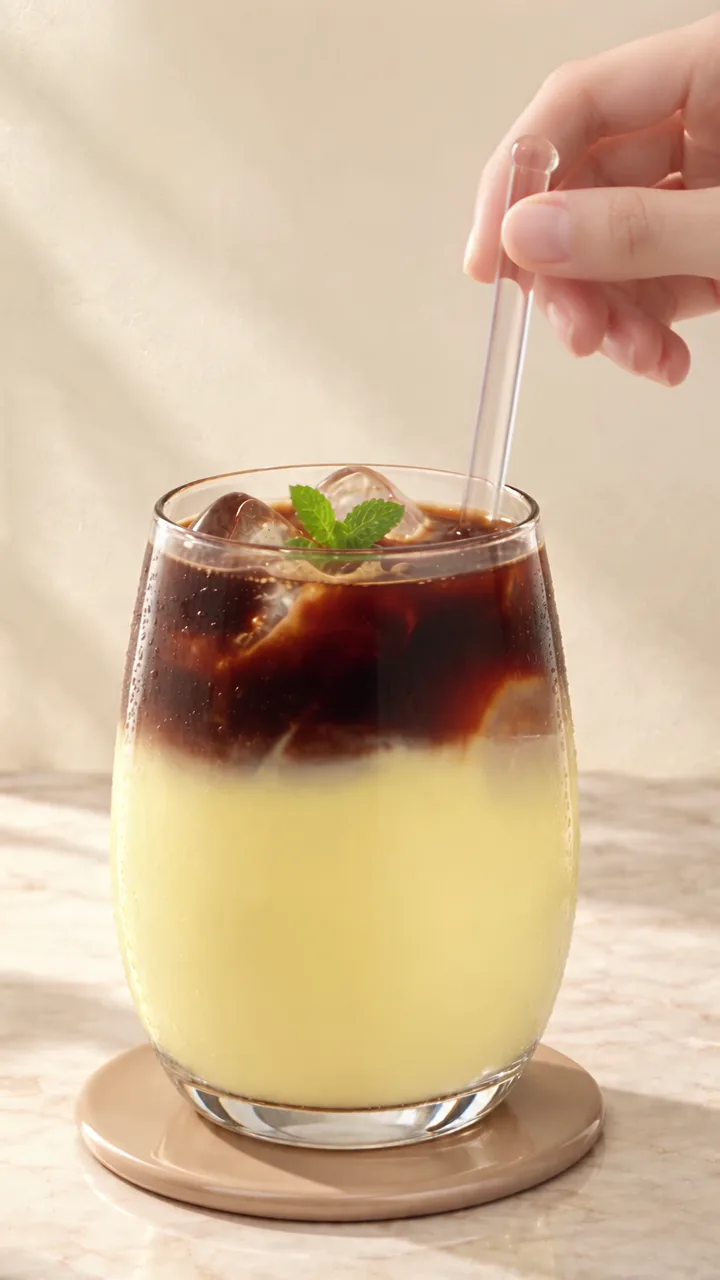 초당 옥수수 카페라떼